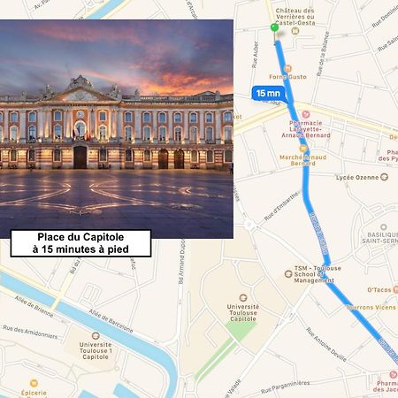 Le St Honore - Appartement Toulouse Centre Avec Chambre & Parking Dış mekan fotoğraf